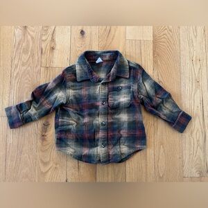 Old Navy flannel button-down shirt, 2T